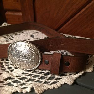 Genuine Leather Justin Belt